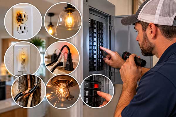 Electrical Safety Inspection Warning SIgns